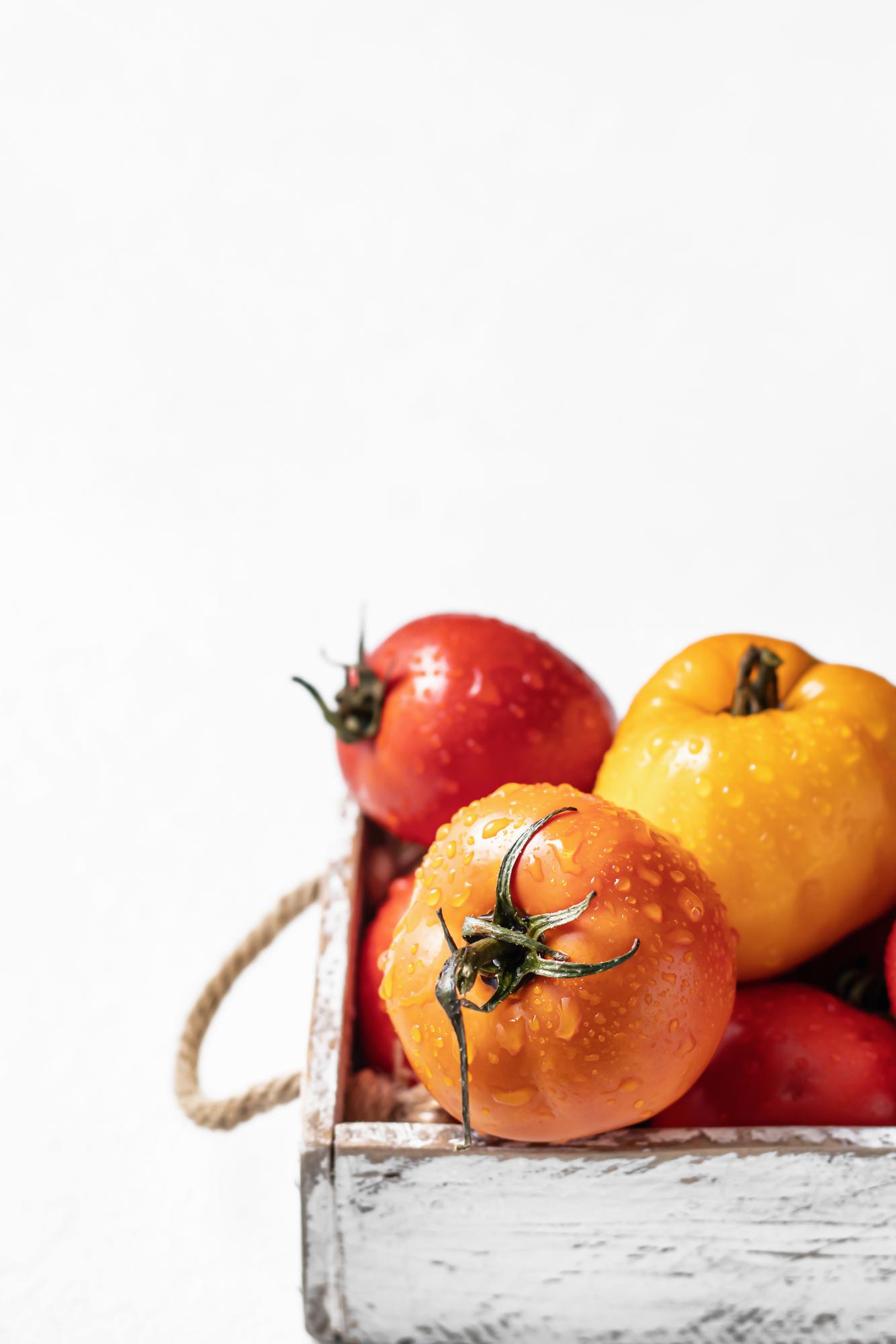 Close-up: seasonal vegetables on counter